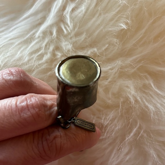 Vintage COACH duffle sac keychain. - Picture 2 of 7